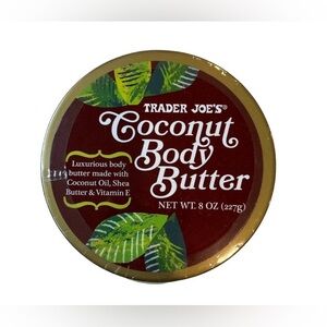 Trader Joe’s Body Butter Coconut Shae Butter Vitamin E new sealed TJ’s